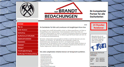 Desktop Screenshot of bedachungen-brandt.de